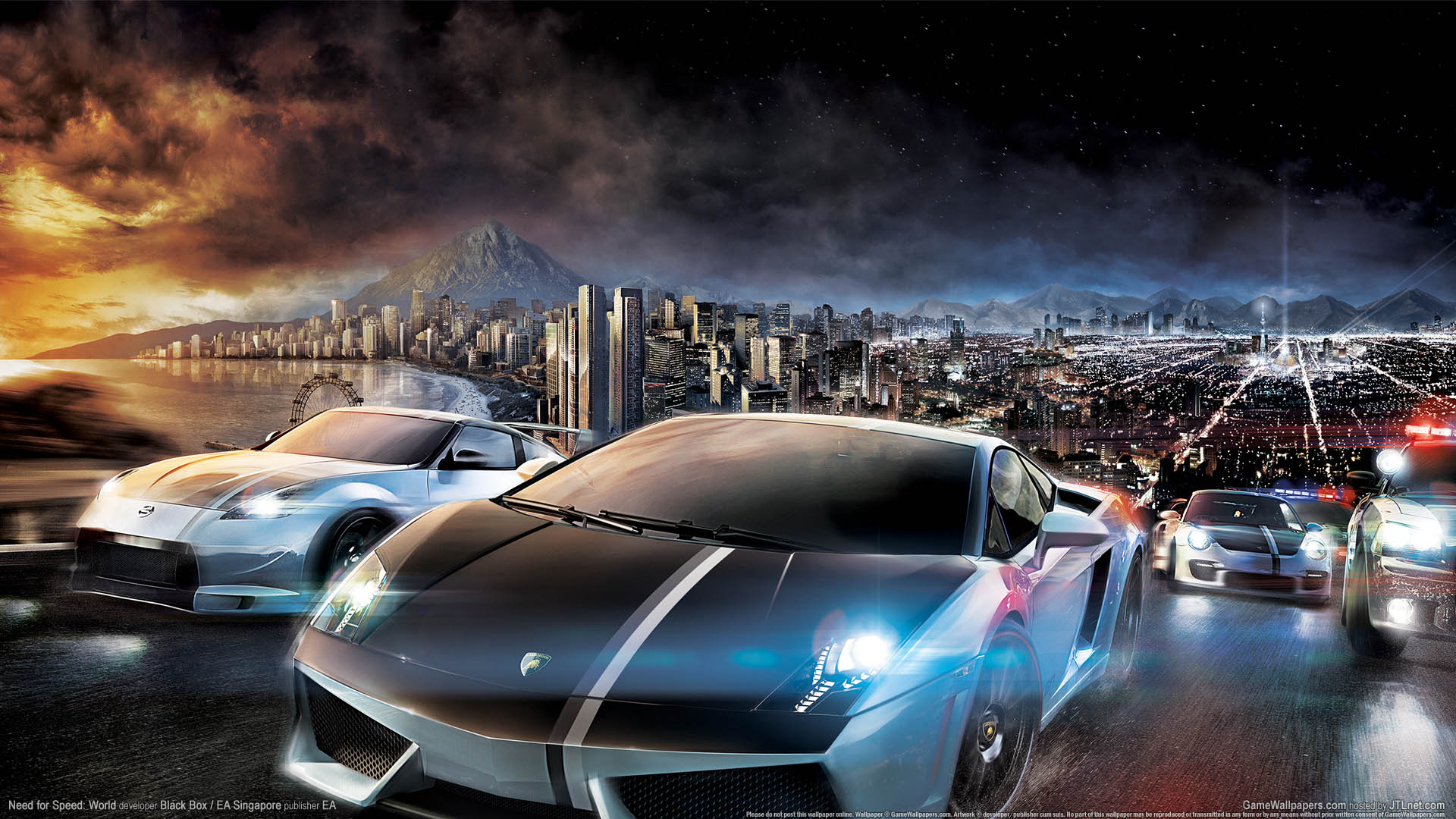 Need for Speed: World achtergrond 01 1920x1080