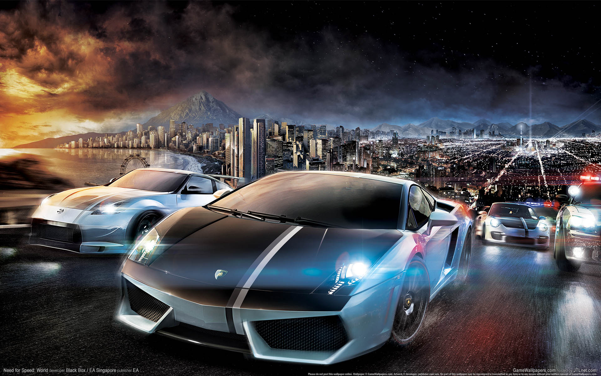 Need for Speed: World achtergrond 01 1920x1200