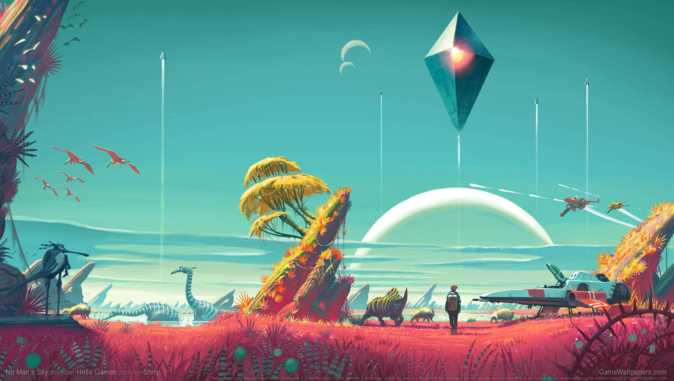 No Man's Sky fond d'cran 01 1360x768