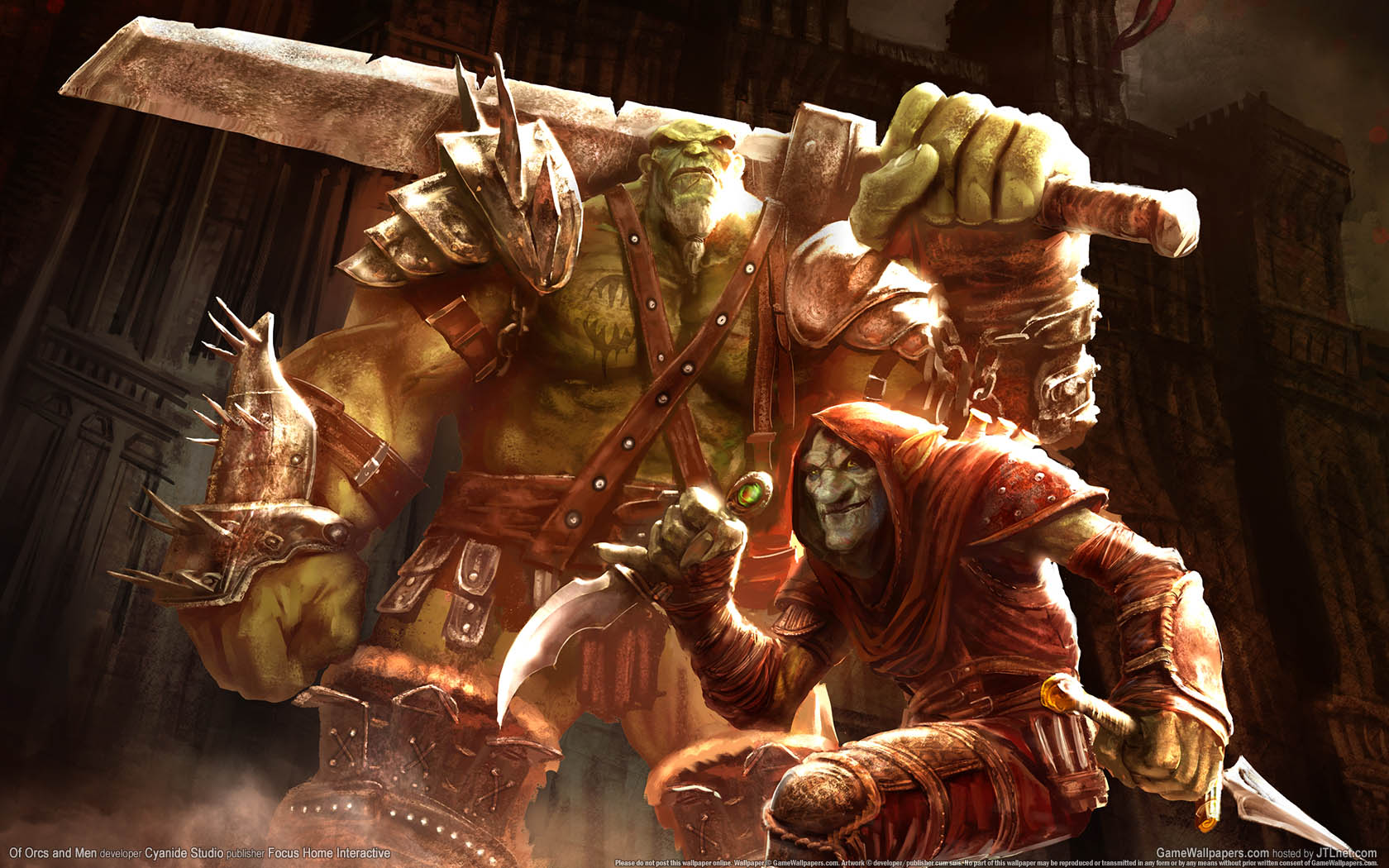 Of Orcs and Men wallpaper 01 1680x1050
