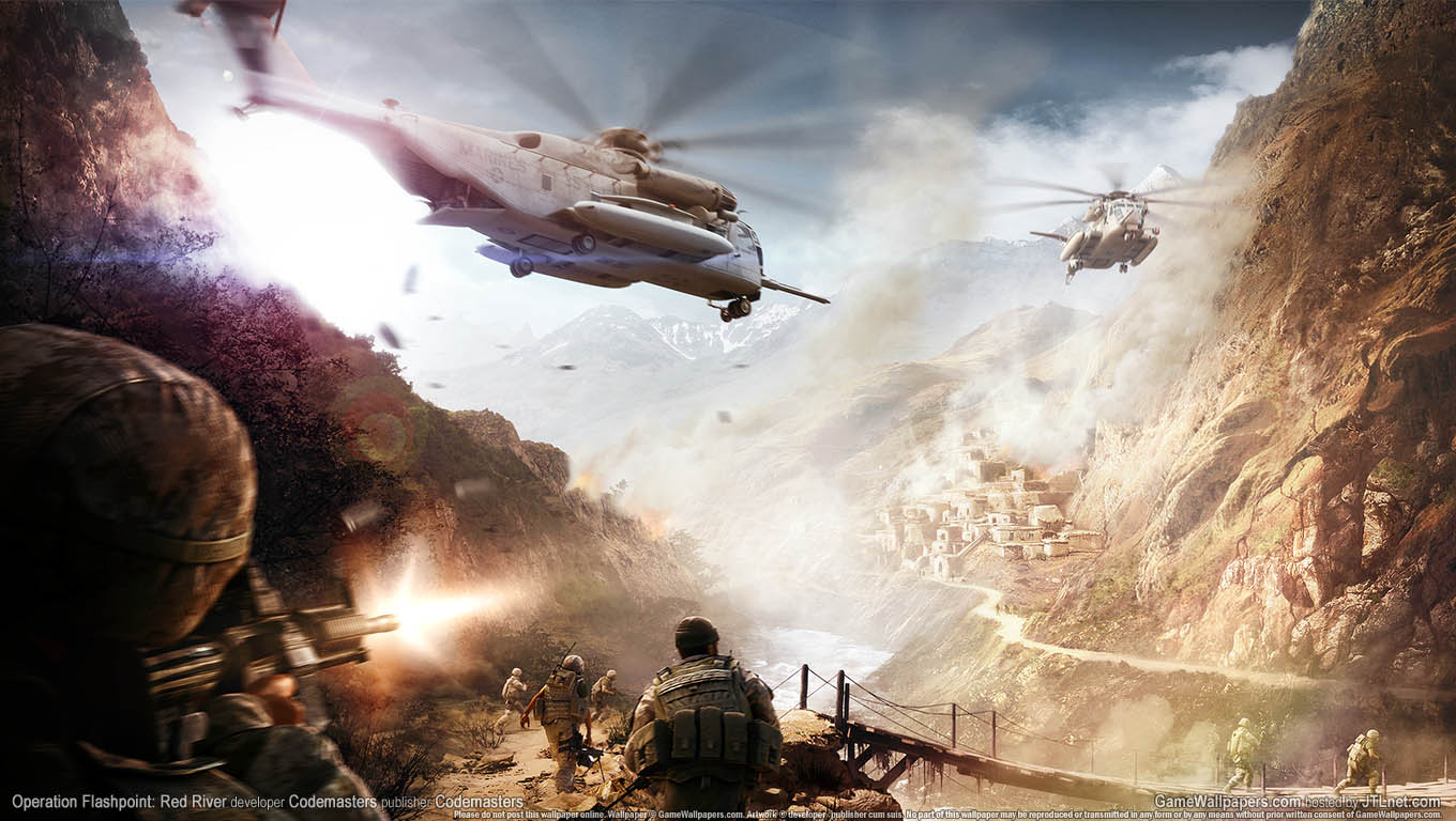 Operation Flashpoint: Red River achtergrond 08 1360x768