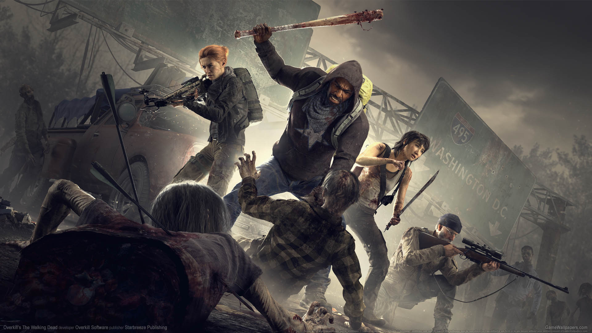 Overkill S The Walking Dead Wallpaper 01 19x1080 Overkill S The Walking Dead Wallpaper 01 19x1080