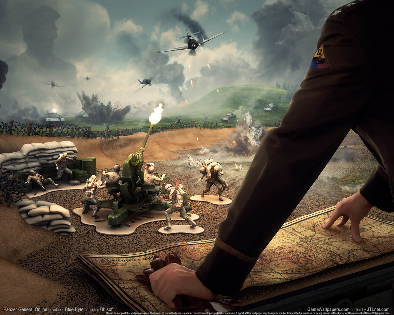 Panzer General Online achtergrond 01 1280x1024
