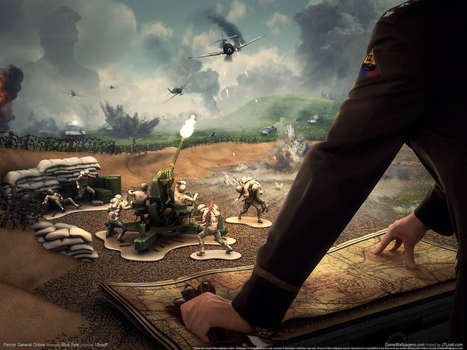 Panzer General Online achtergrond 01 1600x1200