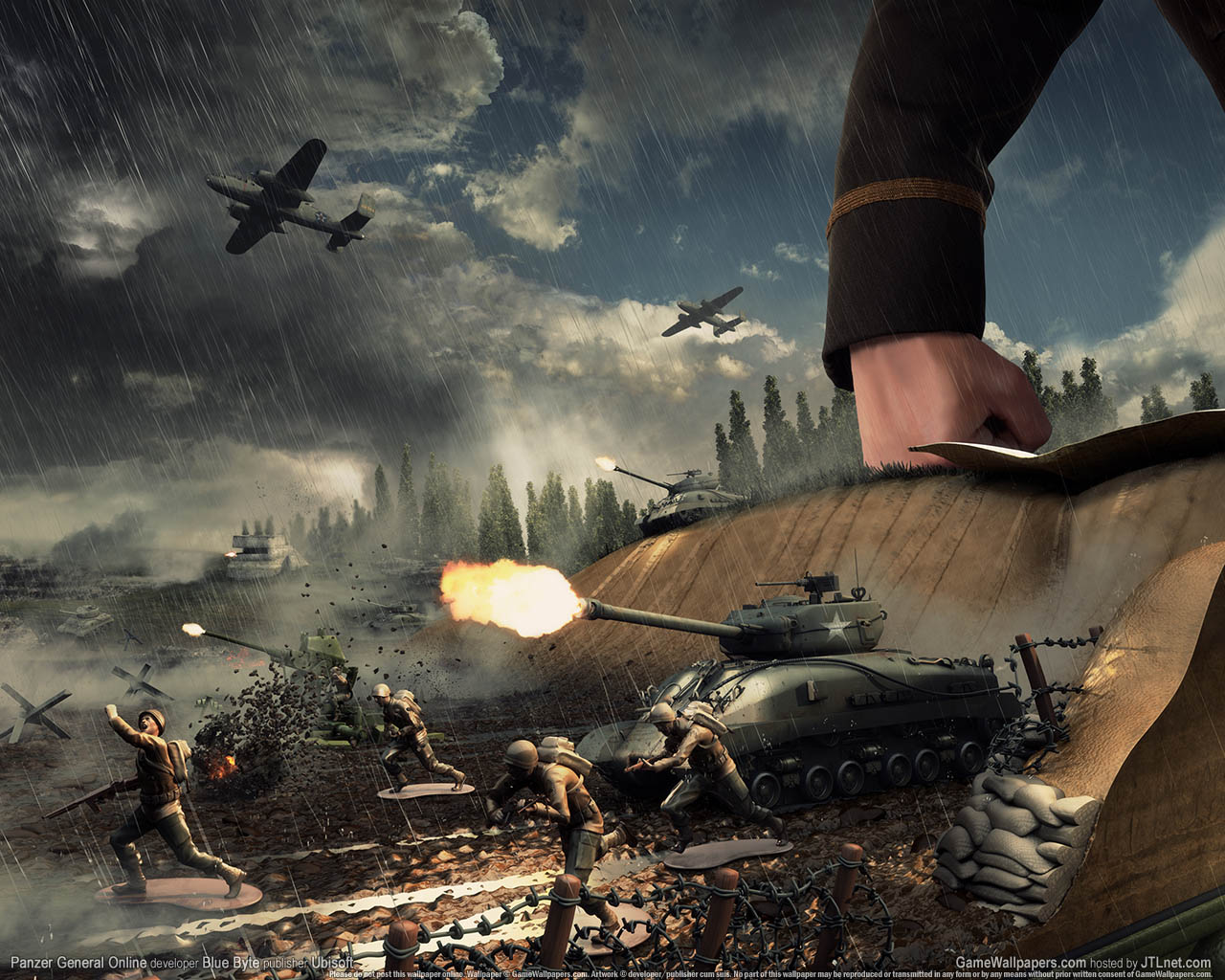 Panzer General Online achtergrond 02 1280x1024