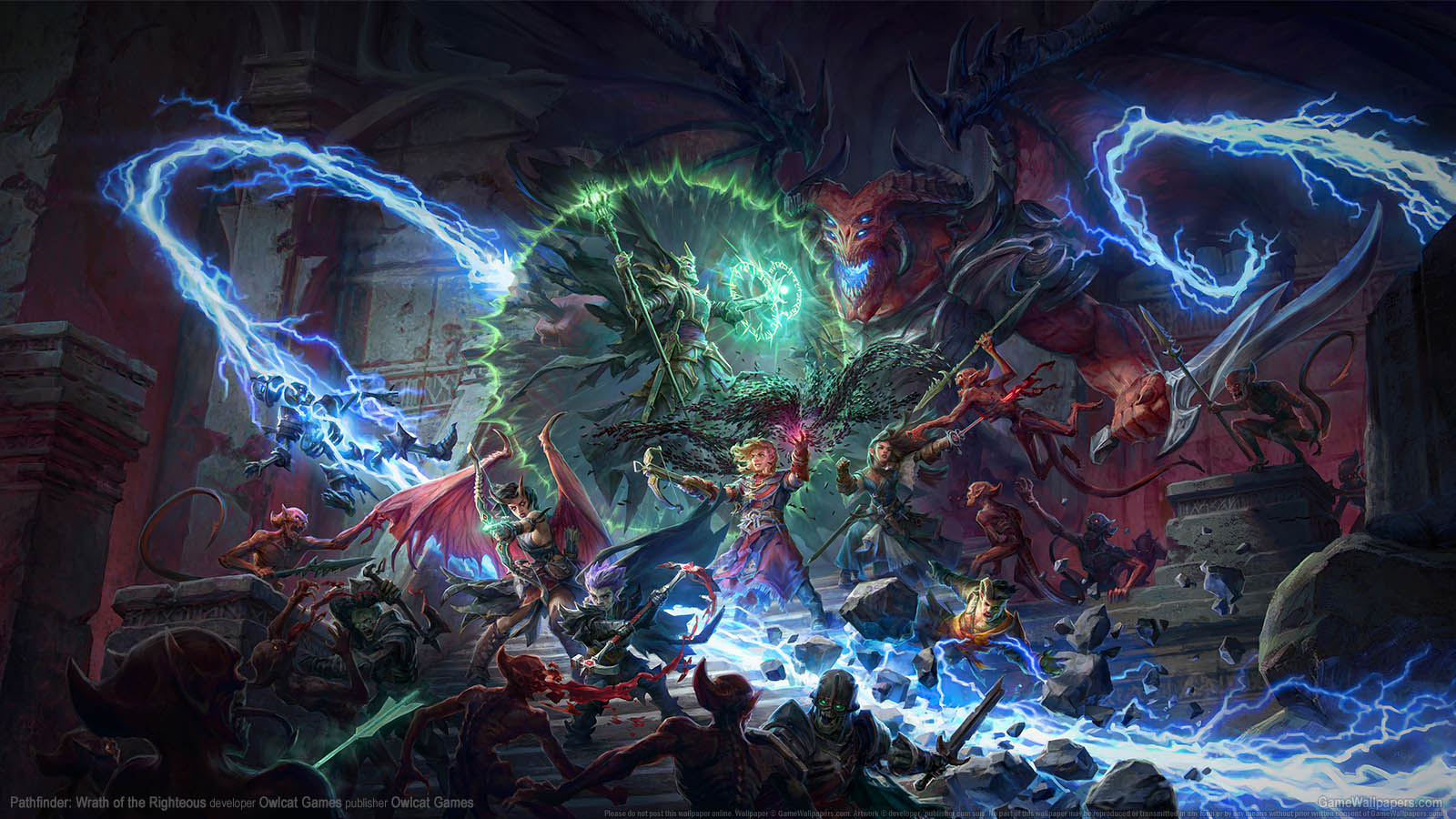 Pathfinder: Wrath of the Righteous wallpaper 02 1600x900