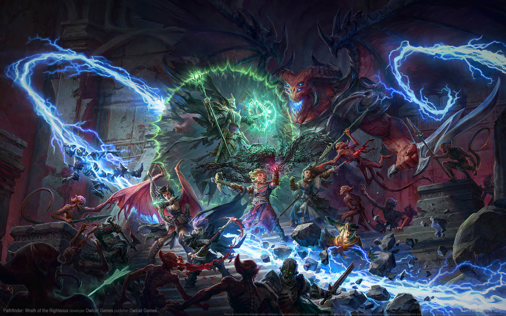 Pathfinder: Wrath of the Righteous wallpaper 02 1680x1050