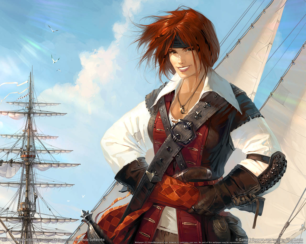 Pirates of the Caribbeanνmmer=01 achtergrond  1280x1024