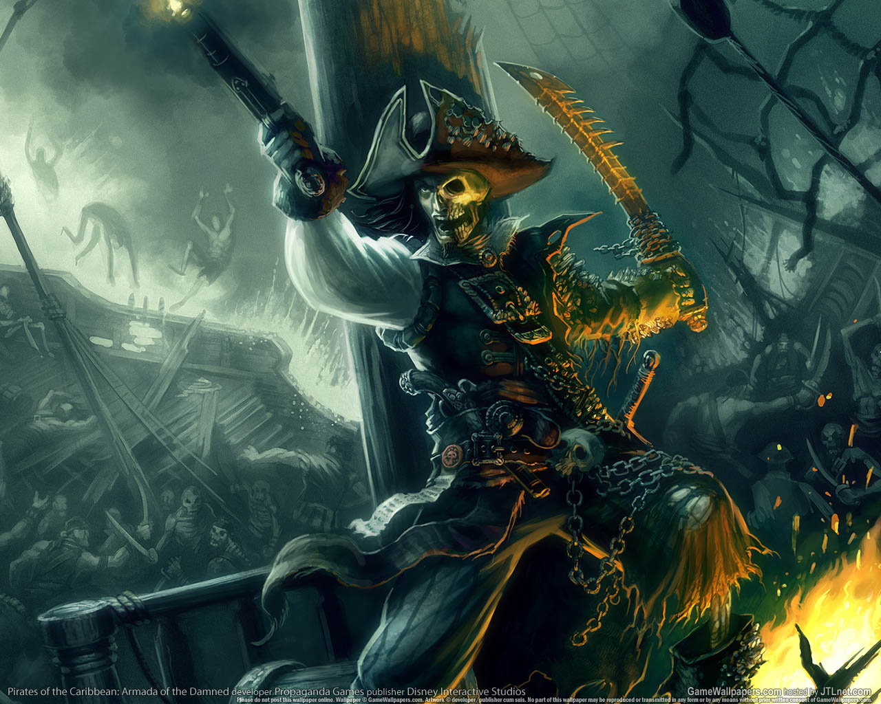 Pirates of the Caribbean: Armada of the Damned Hintergrundbild 01 1280x1024