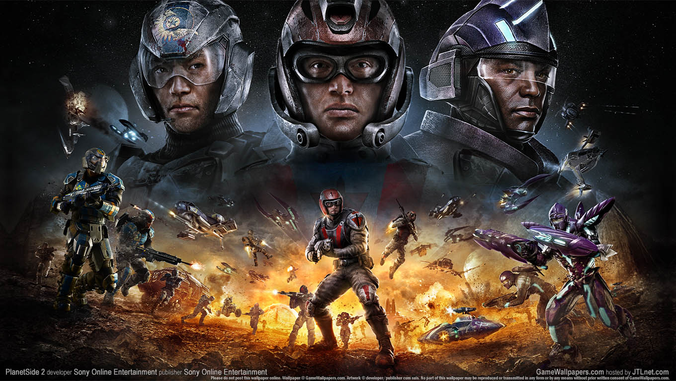 PlanetSide 2 fond d'cran 02 1360x768