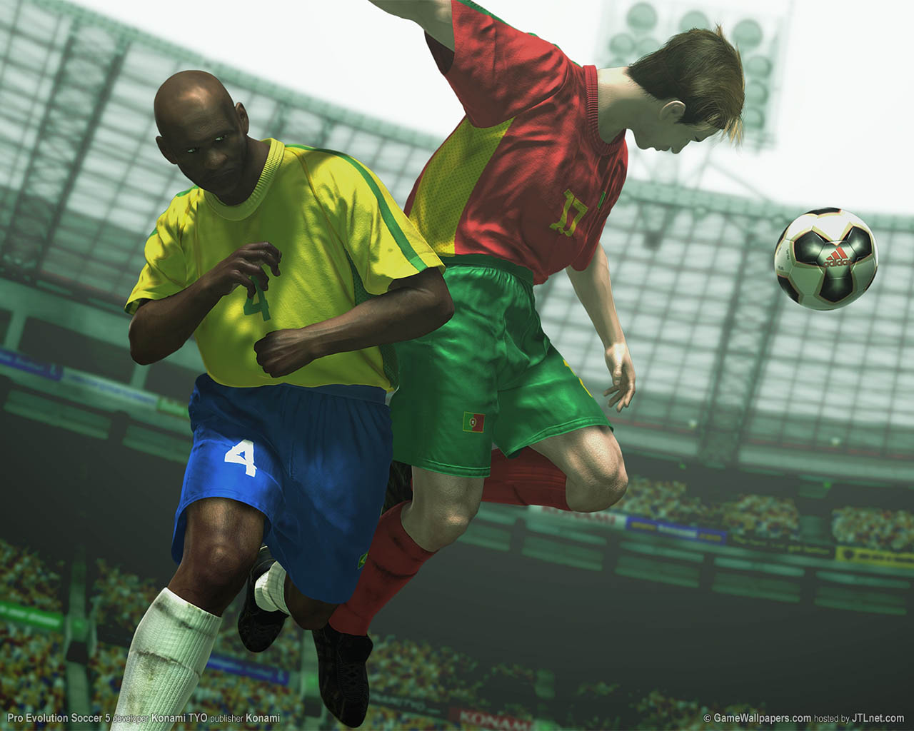 Pro Evolution Soccer 5 achtergrond 01 1280x1024