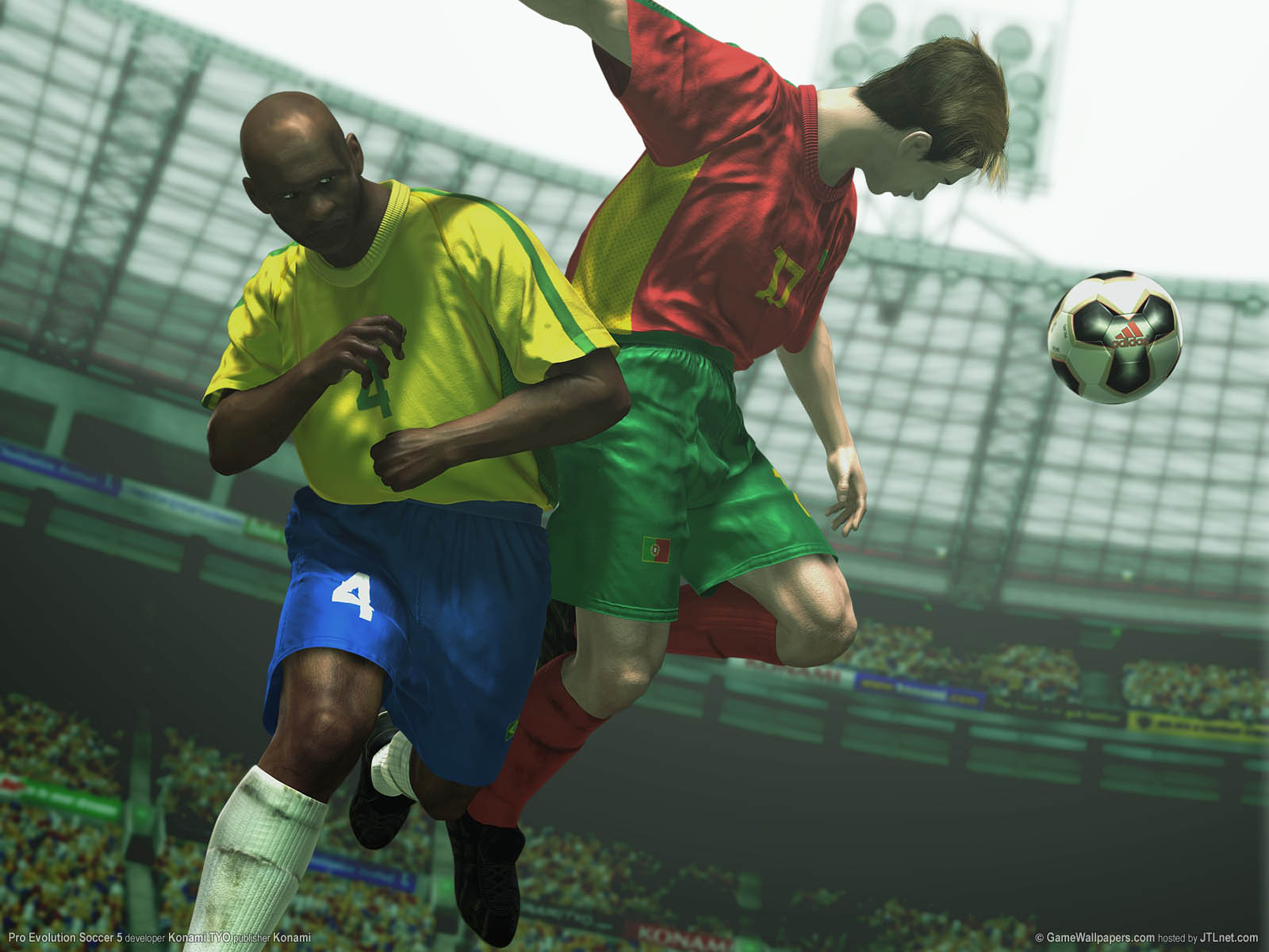 Pro Evolution Soccer 5νmmer=01 achtergrond  1600x1200