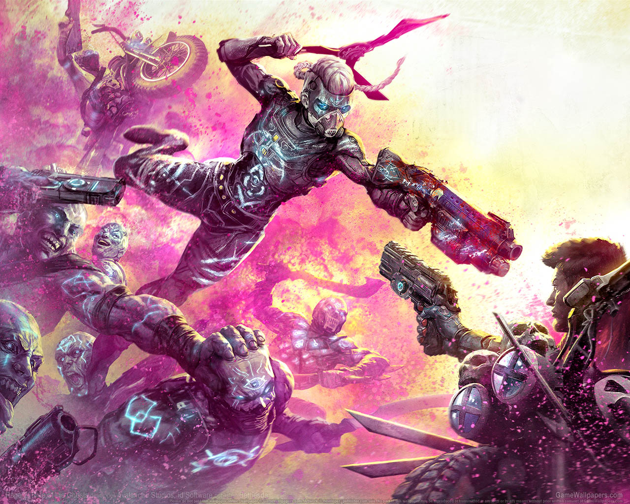 Rage 2%3A Rise of the Ghosts achtergrond 01 1280x1024