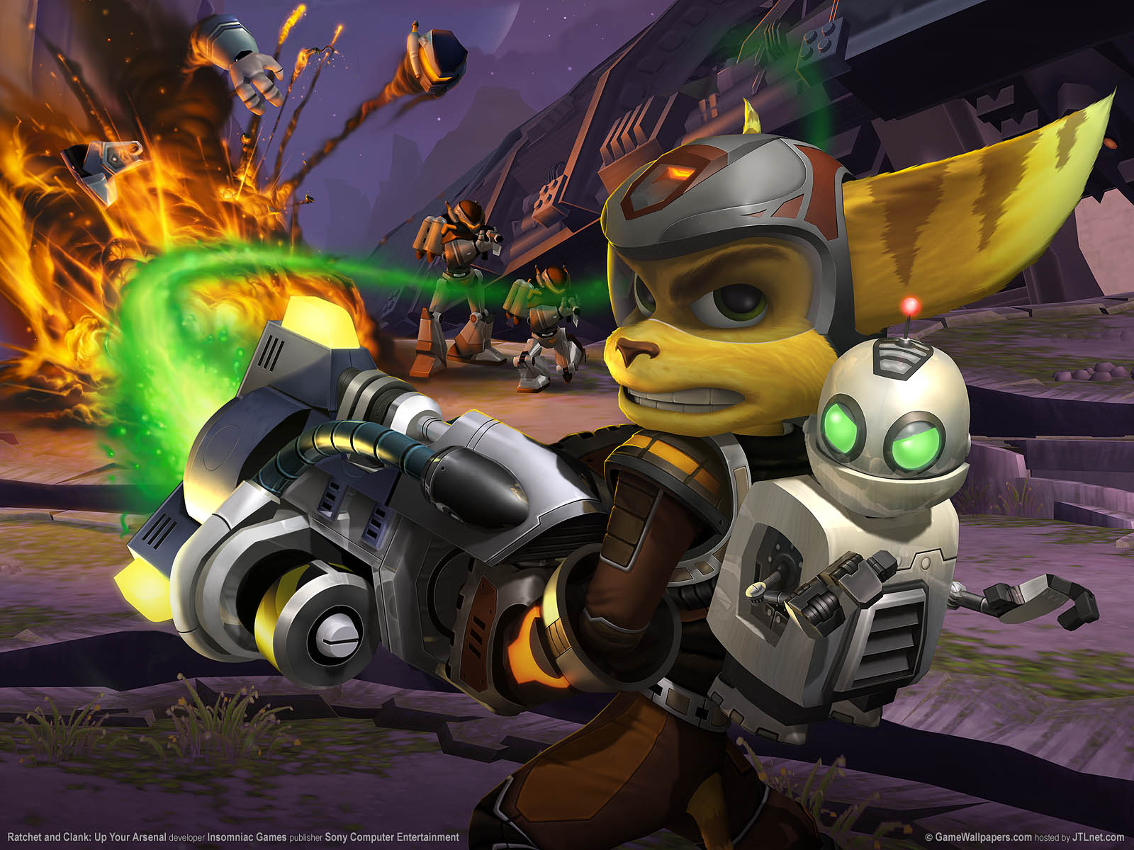 Ratchet and Clank: Up Your Arsenal fondo de escritorio 01 1600x1200