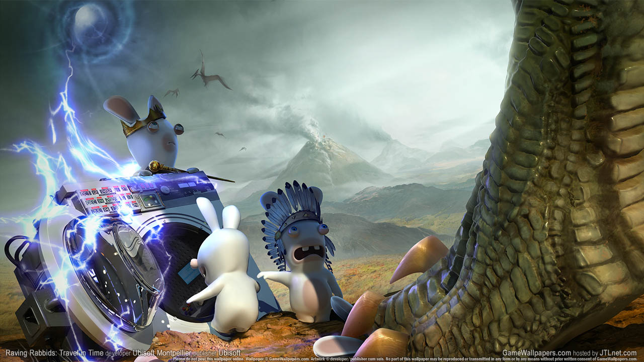 Raving Rabbids: Travel in Time achtergrond 01 1280x720