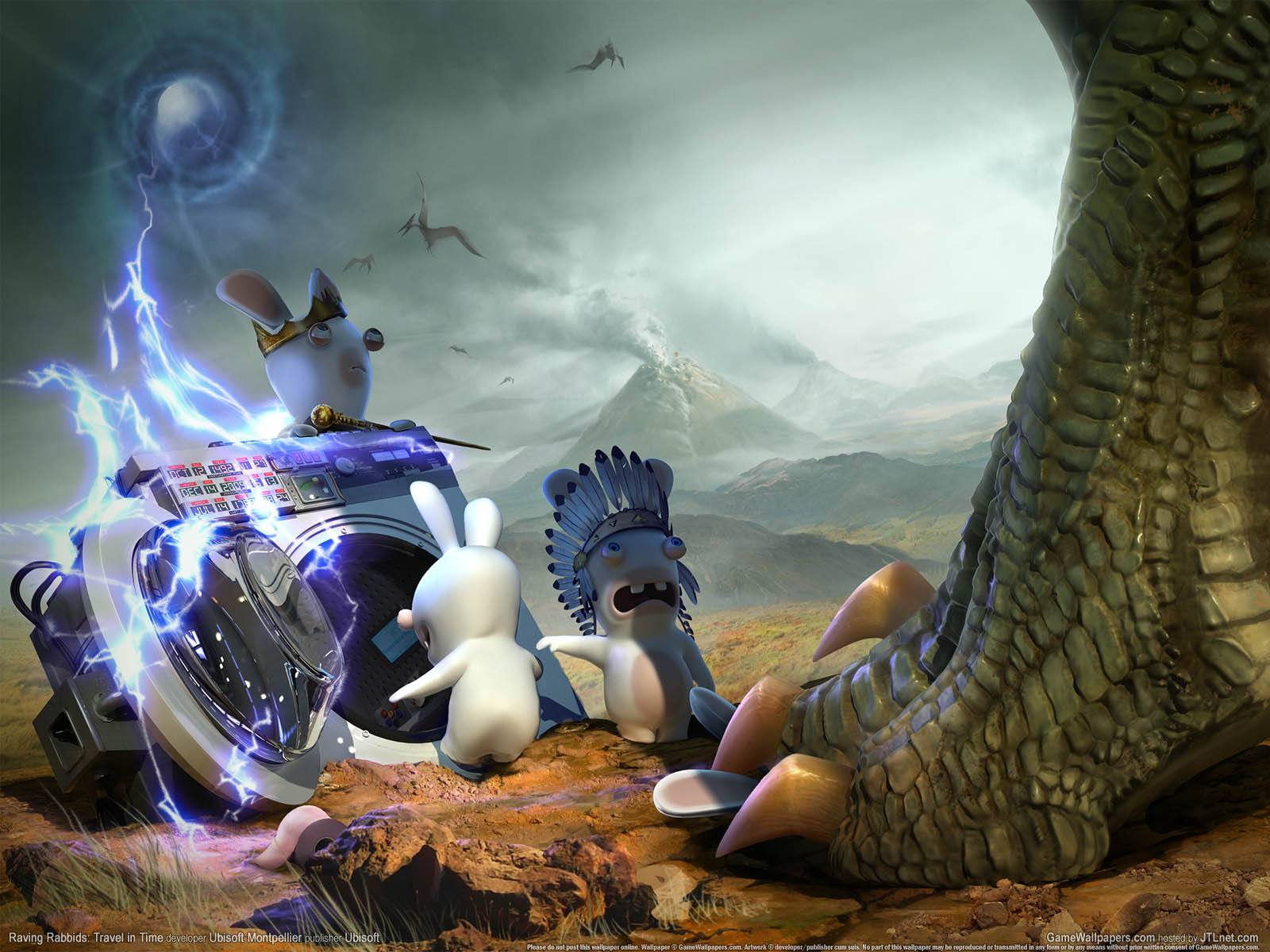 Raving Rabbids: Travel in Timeνmmer=01 Hintergrundbild  1600x1200