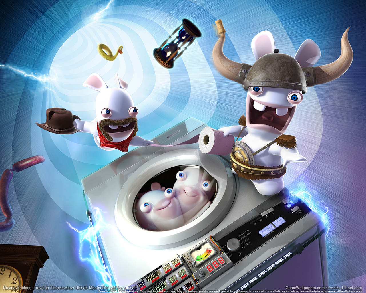 Raving Rabbids: Travel in Timeνmmer=02 achtergrond  1280x1024
