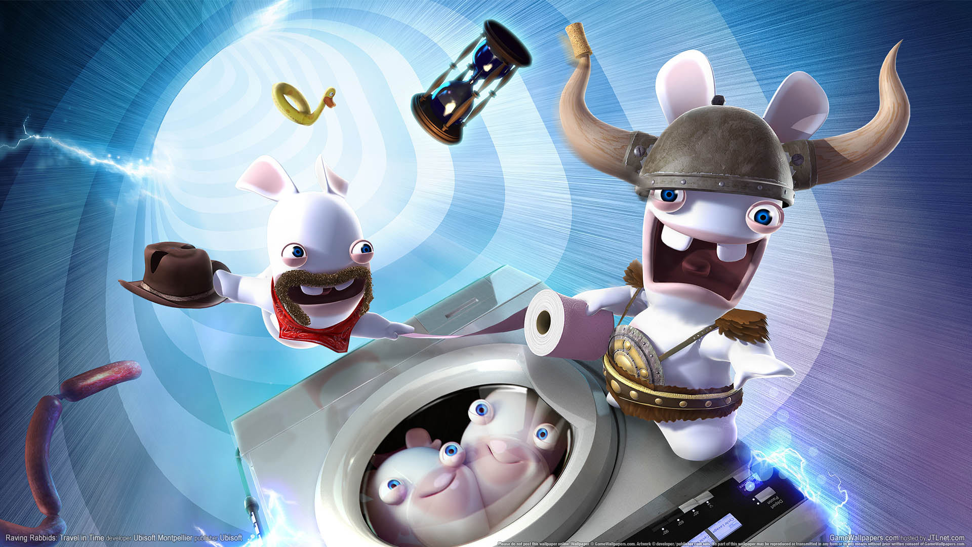 Raving Rabbids: Travel in Time achtergrond 02 1920x1080