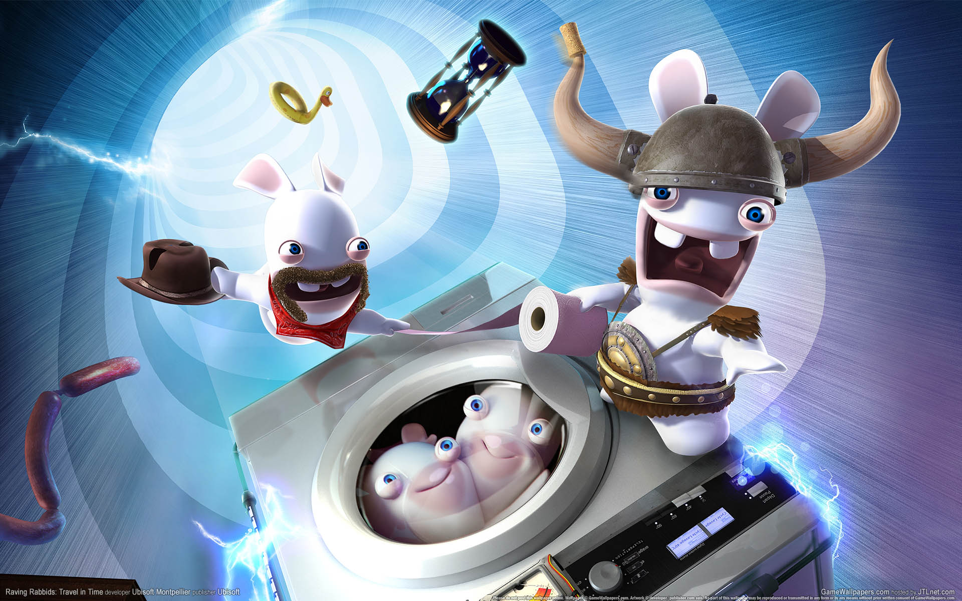 Raving Rabbids: Travel in Time wallpaper 02 1920x1200