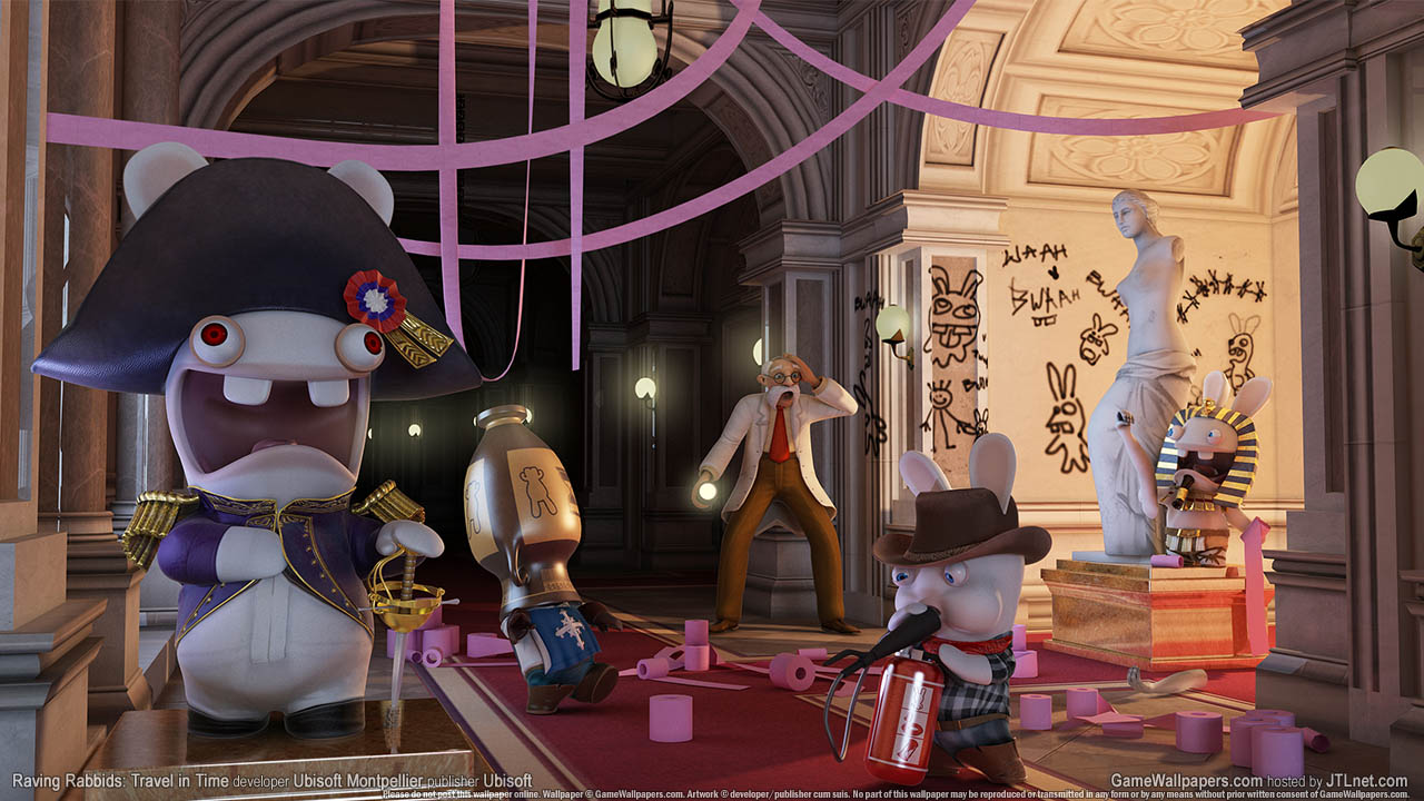 Raving Rabbids: Travel in Time wallpaper 04 1280x720