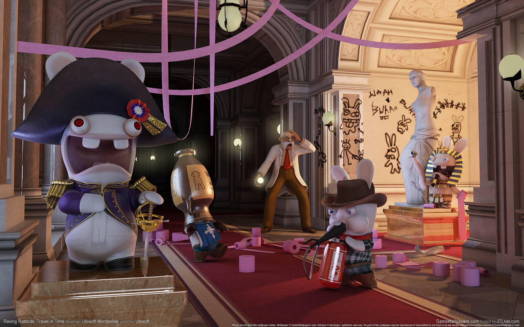 Raving Rabbids: Travel in Time wallpaper 04 1680x1050