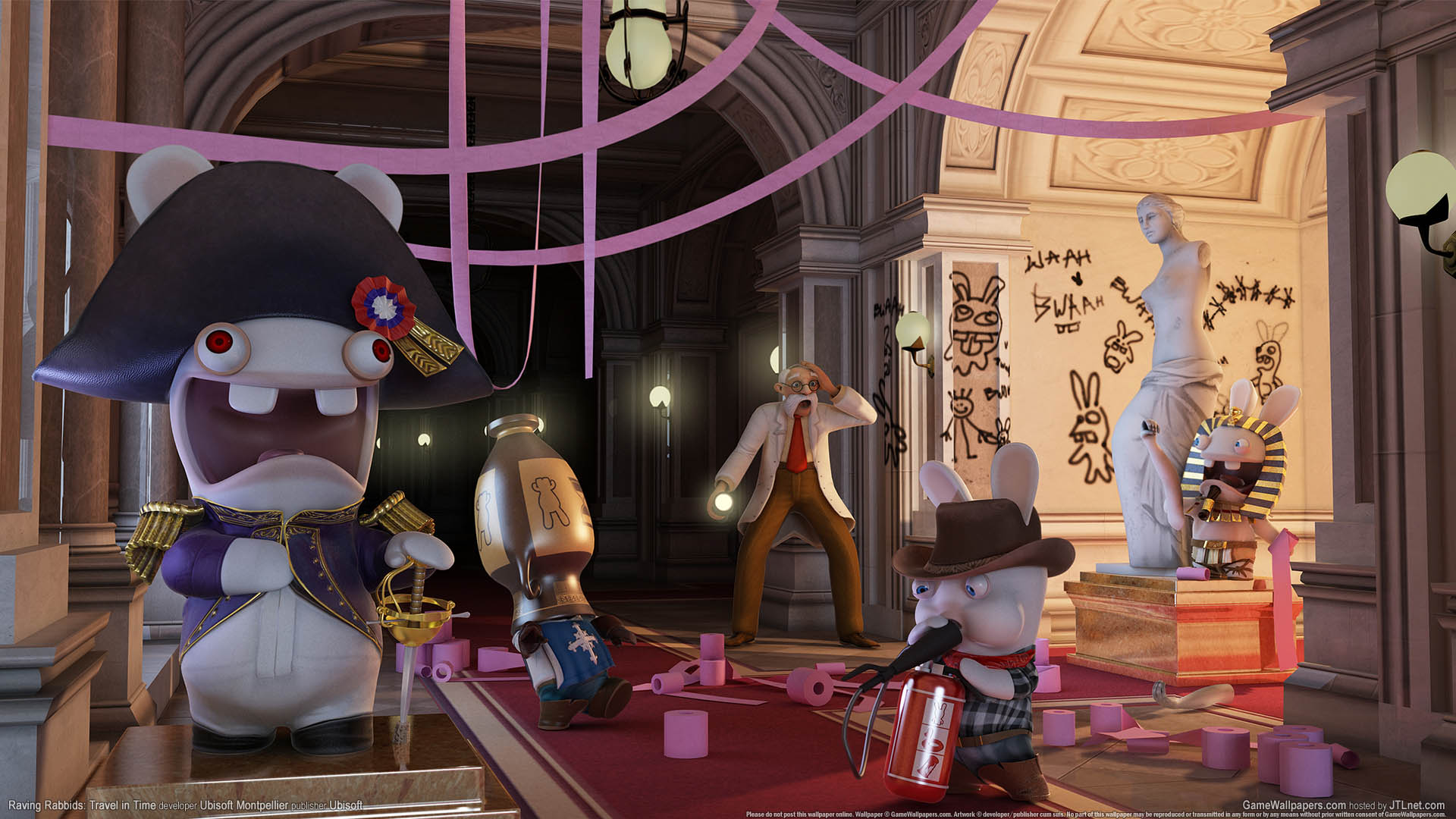 Raving Rabbids: Travel in Time achtergrond 04 1920x1080