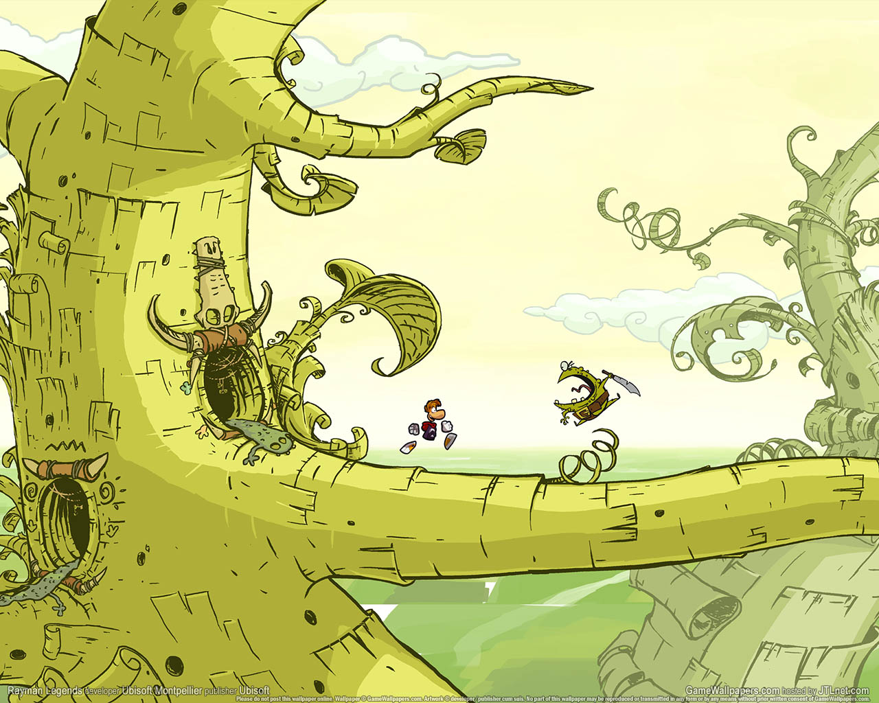 Rayman Legends achtergrond 02 1280x1024