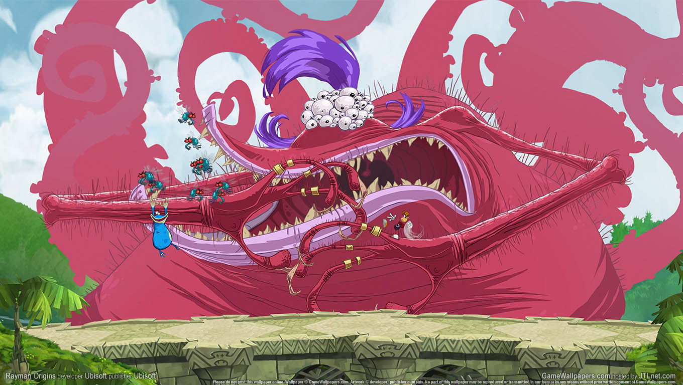 Rayman Origins fond d'cran 02 1360x768