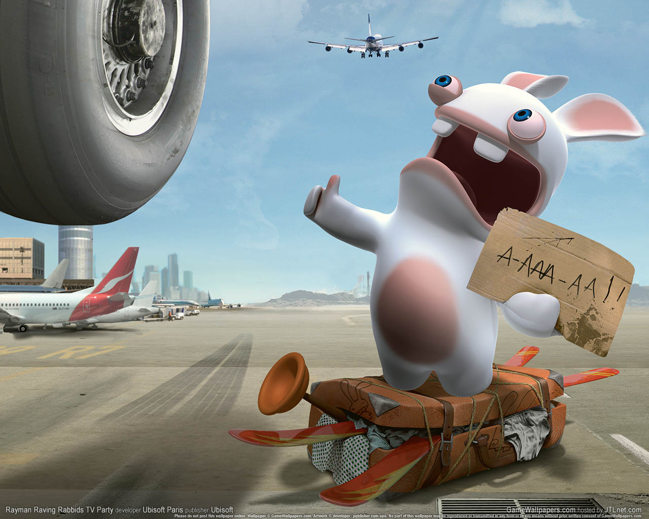 Rayman Raving Rabbids 2 achtergrond 04 1280x1024