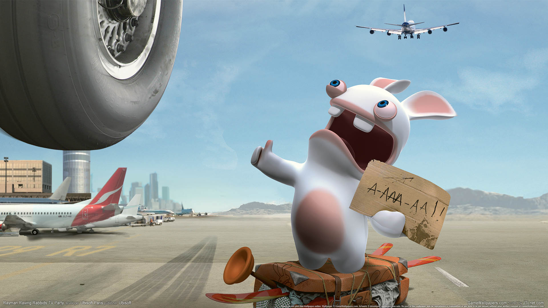 Rayman Raving Rabbids 2 fond d'cran 04 1920x1080