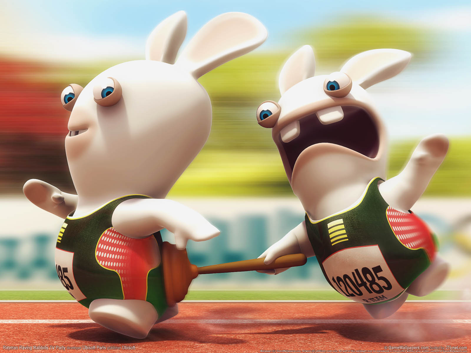 Rayman Raving Rabbids TV Party wallpaper 03 1600x1200