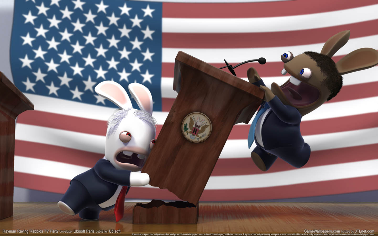 Rayman Raving Rabbids TV Party achtergrond 07 1440x900