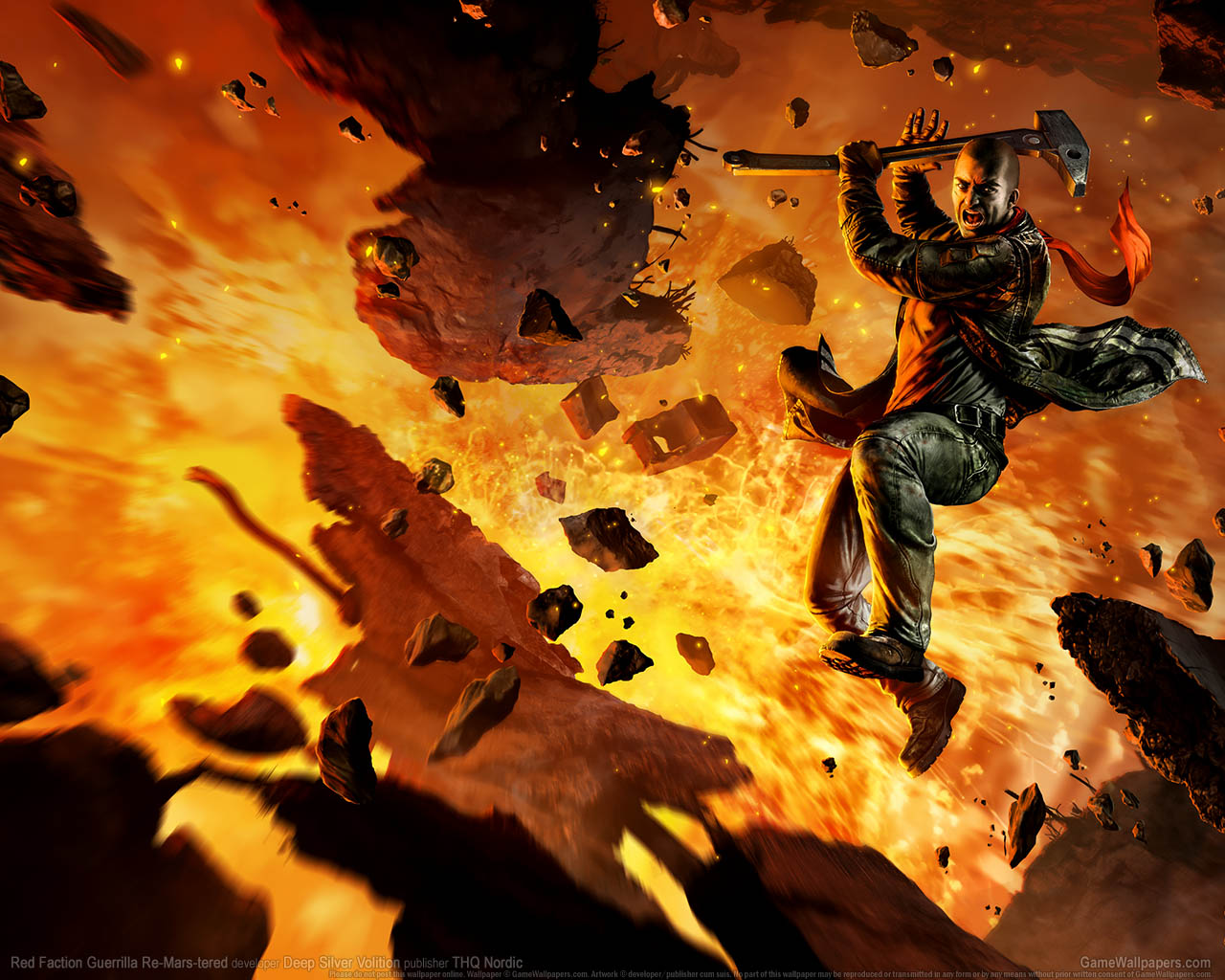 Red Faction: Guerrilla Re-Mars-tered achtergrond 01 1280x1024