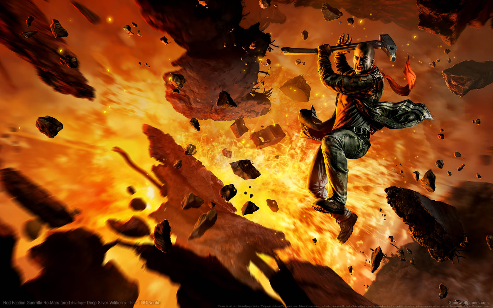 Red Faction: Guerrilla Re-Mars-tered achtergrond 01 1680x1050