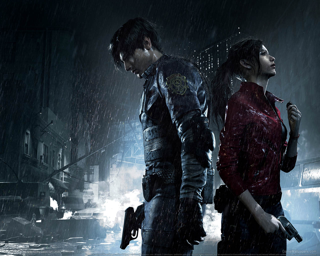 Resident Evil 2νmmer=01 Hintergrundbild  1280x1024