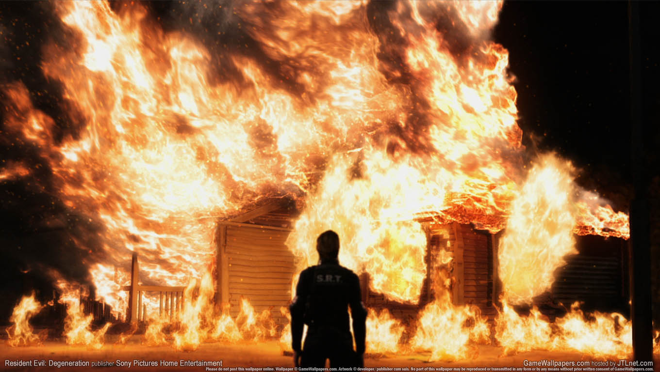 Resident Evil: Degeneration achtergrond 01 1360x768