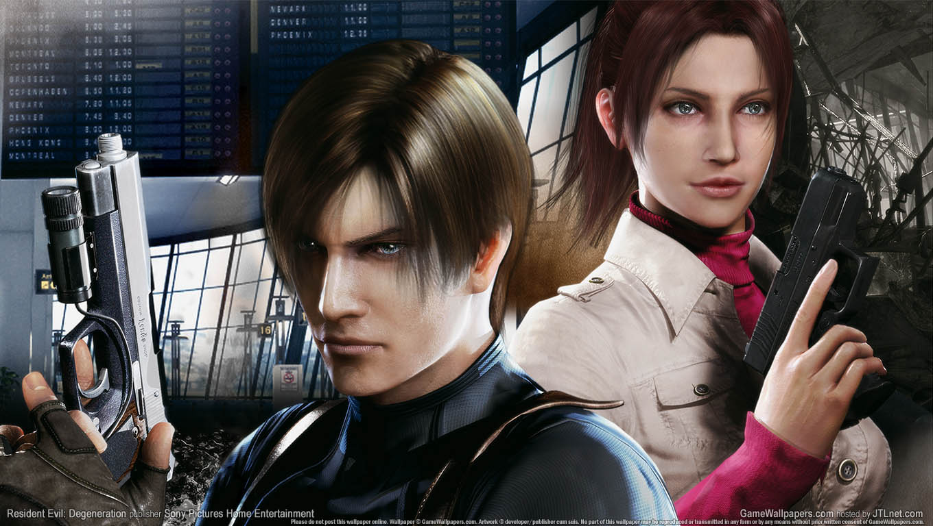 Resident Evil: Degeneration wallpaper 03 1360x768