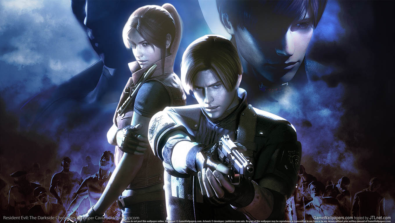 Resident Evil: The Darkside Chronicles fond d'cran 01 1360x768