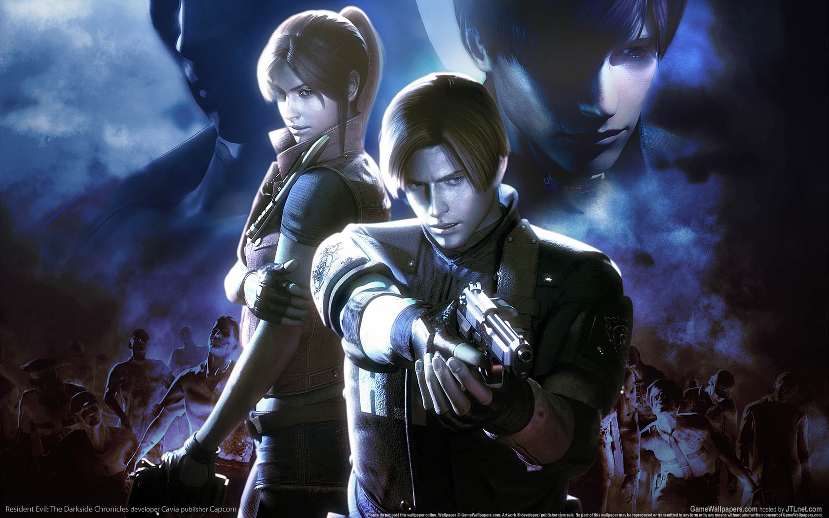 Resident Evil: The Darkside Chronicles achtergrond 01 1680x1050