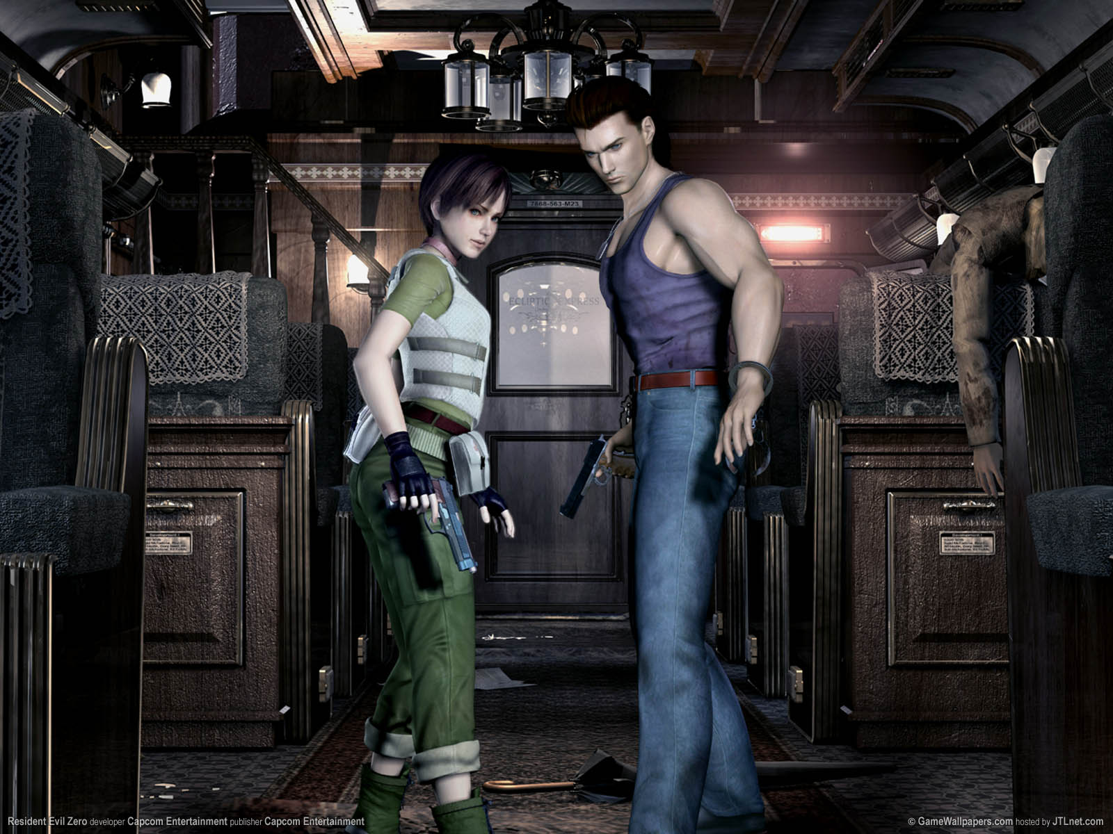 Resident Evil Zero achtergrond 01 1600x1200