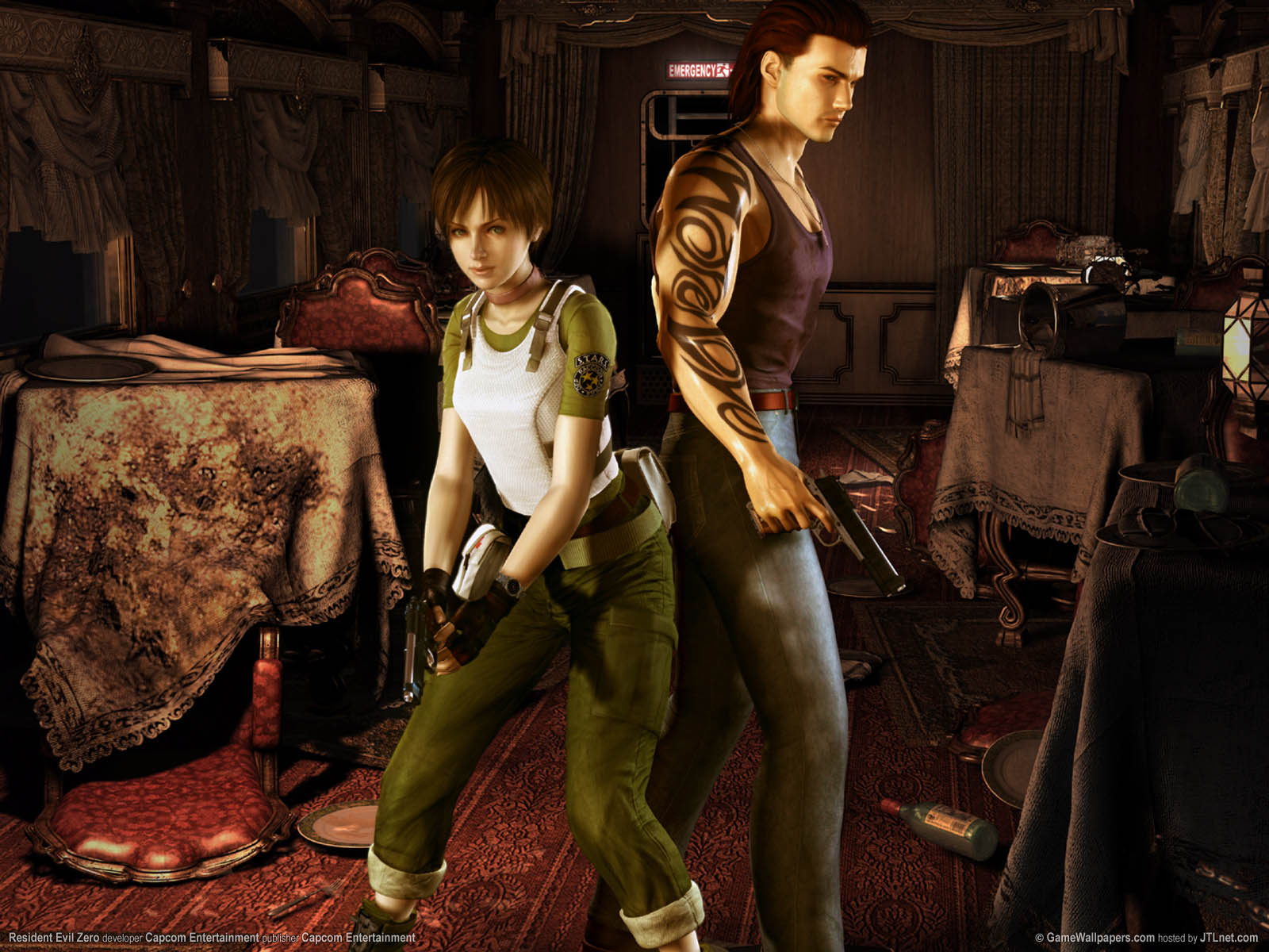 Resident Evil Zero achtergrond 02 1600x1200