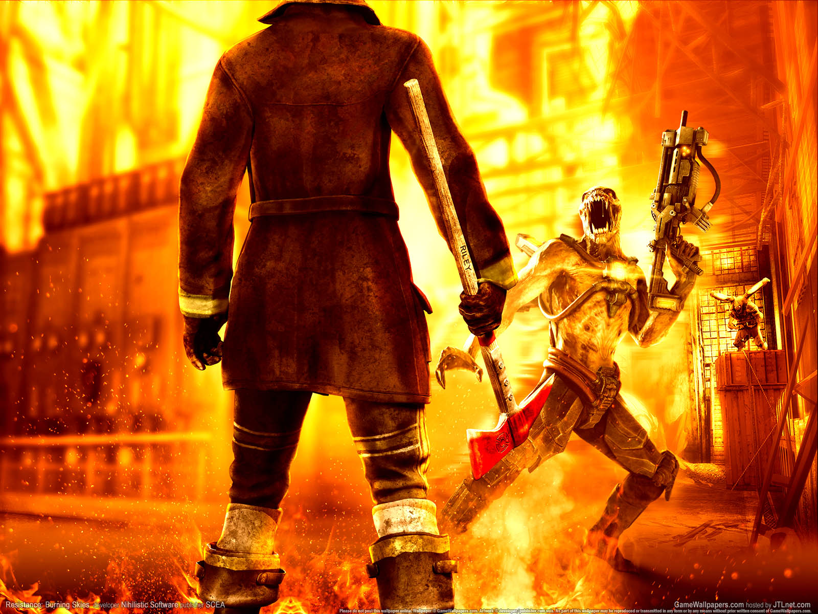 Resistance: Burning Skies wallpaper 01 1600x1200
