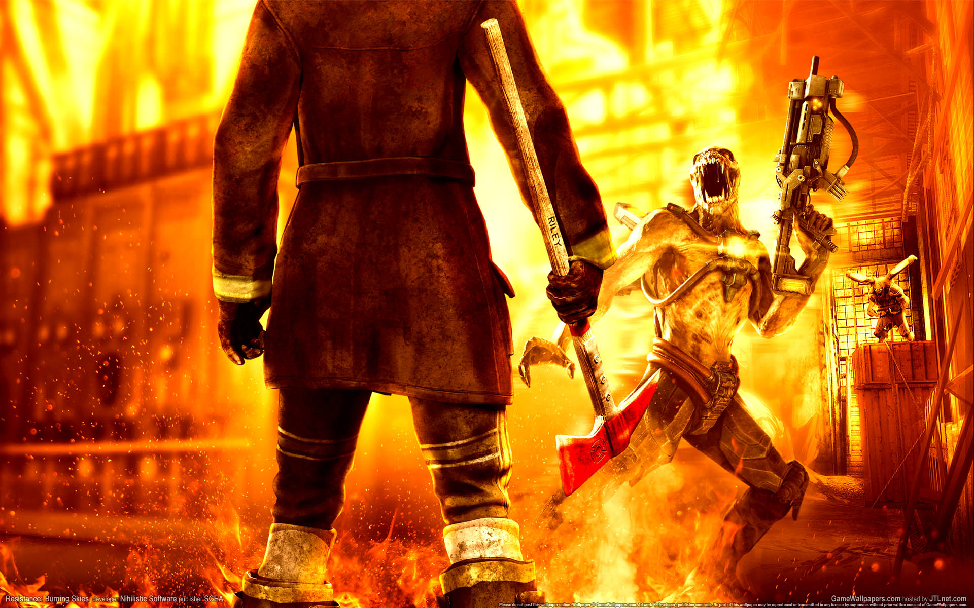 Resistance: Burning Skies wallpaper 01 1920x1200