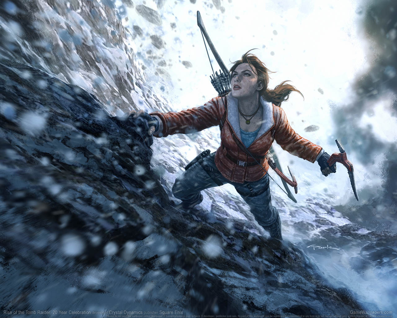 Rise of the Tomb Raider%3A 20 Year Celebration achtergrond 02 1280x1024