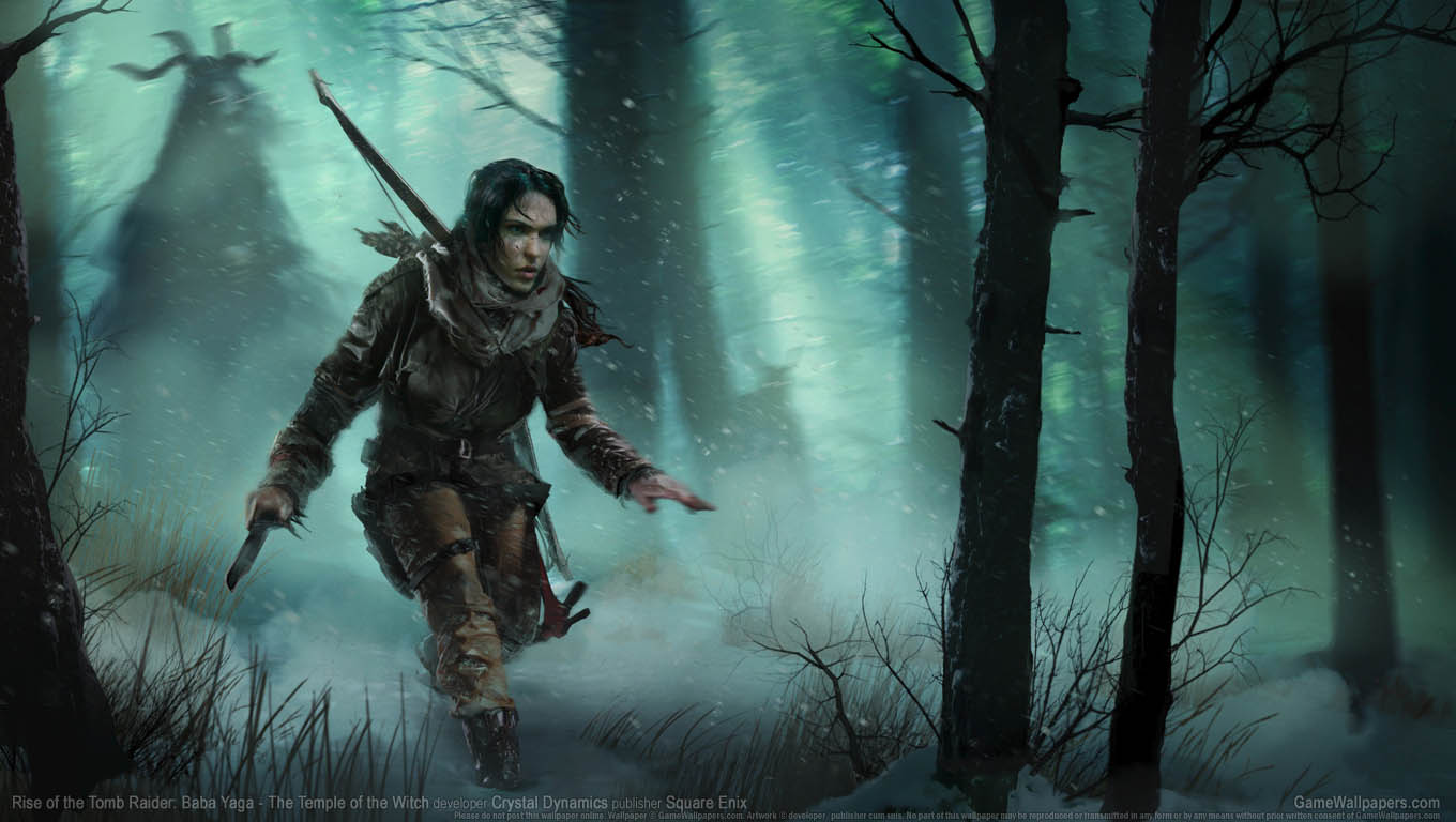 Rise of the Tomb Raider: Baba Yaga - The Temple of the Witch wallpaper 01 1360x768