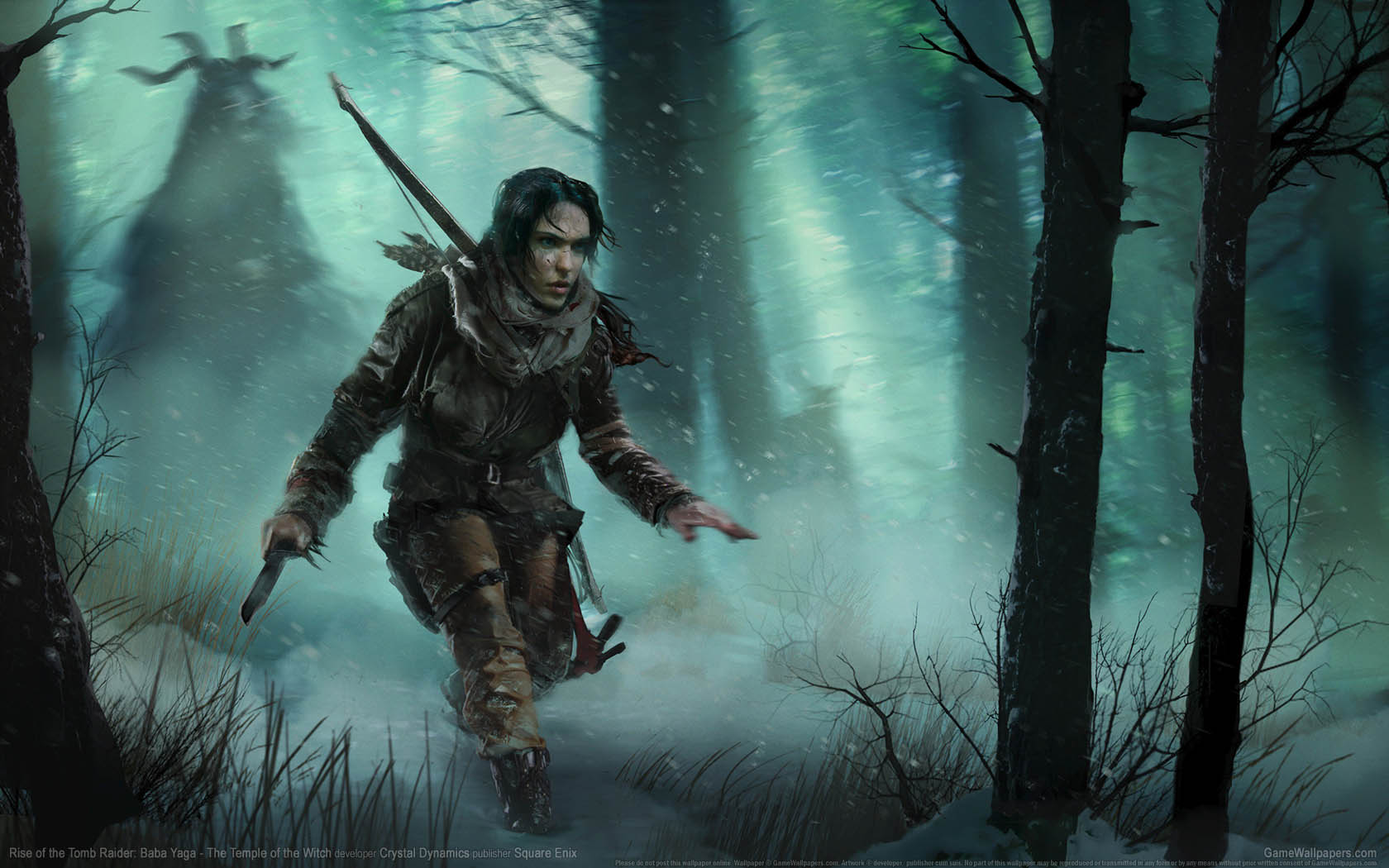 Rise of the Tomb Raider: Baba Yaga - The Temple of the Witch fond d'cran 01 1680x1050