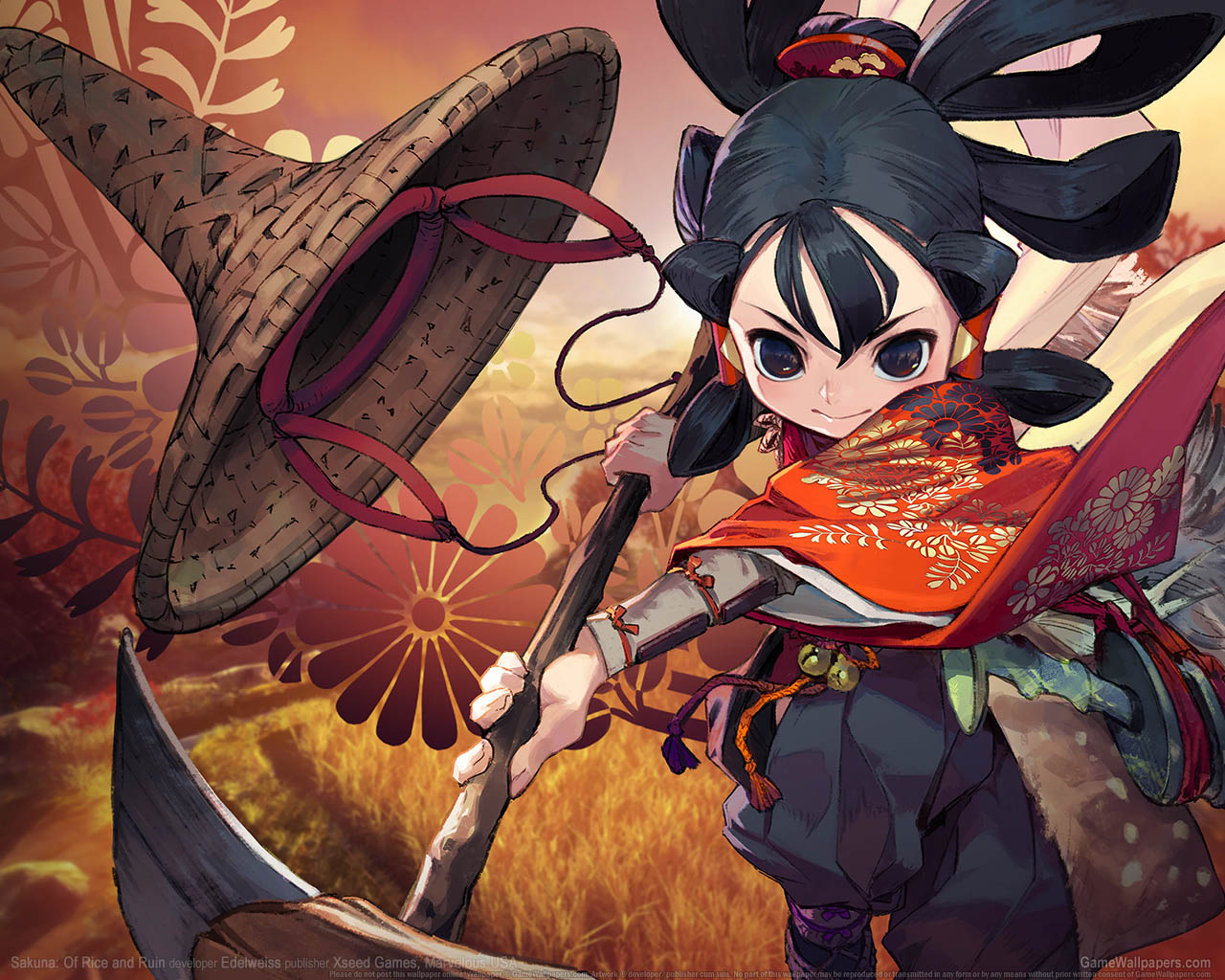 Sakuna%253A Of Rice and Ruin achtergrond 01 1280x1024