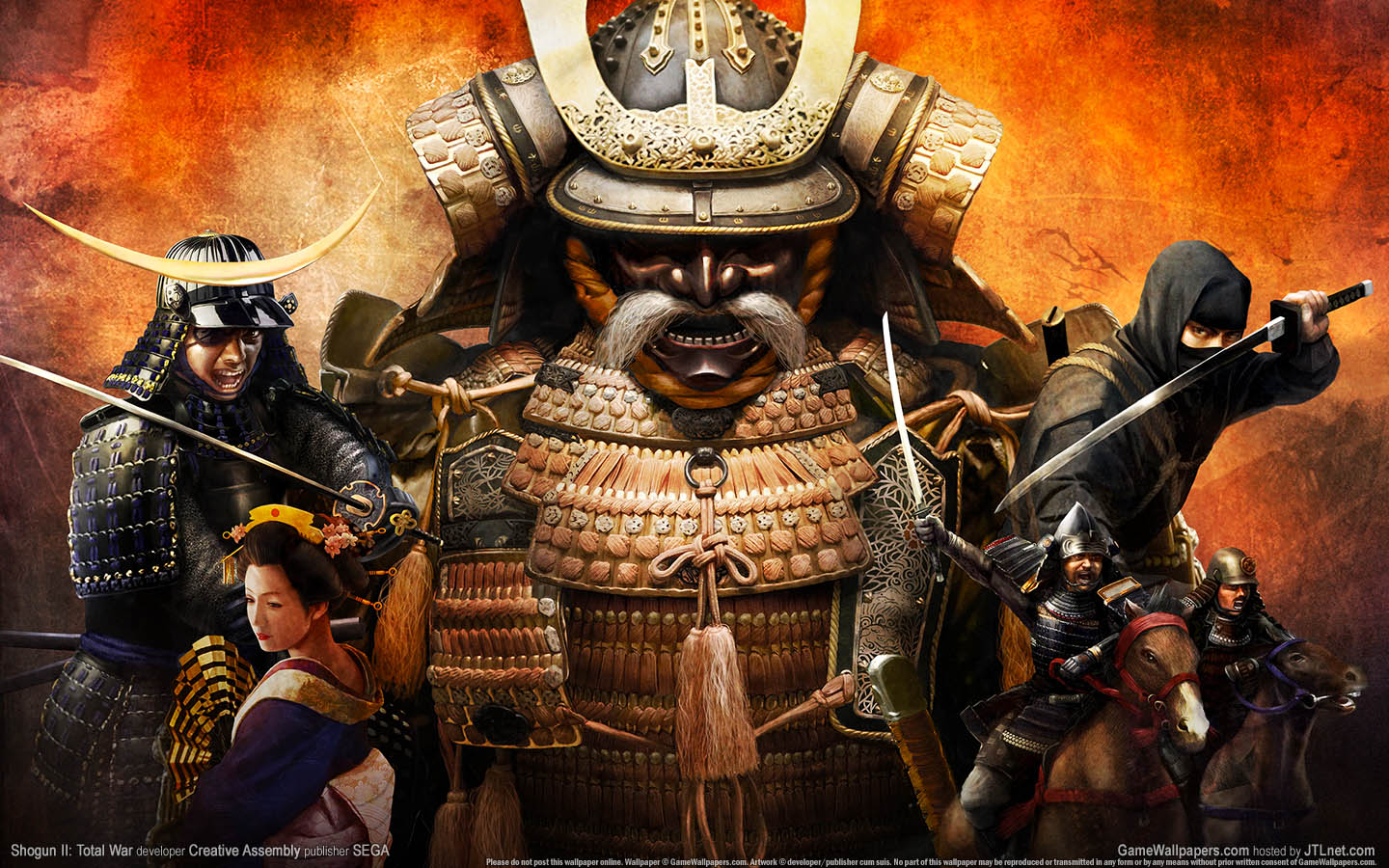 Shogun 2: Total War achtergrond 01 1440x900