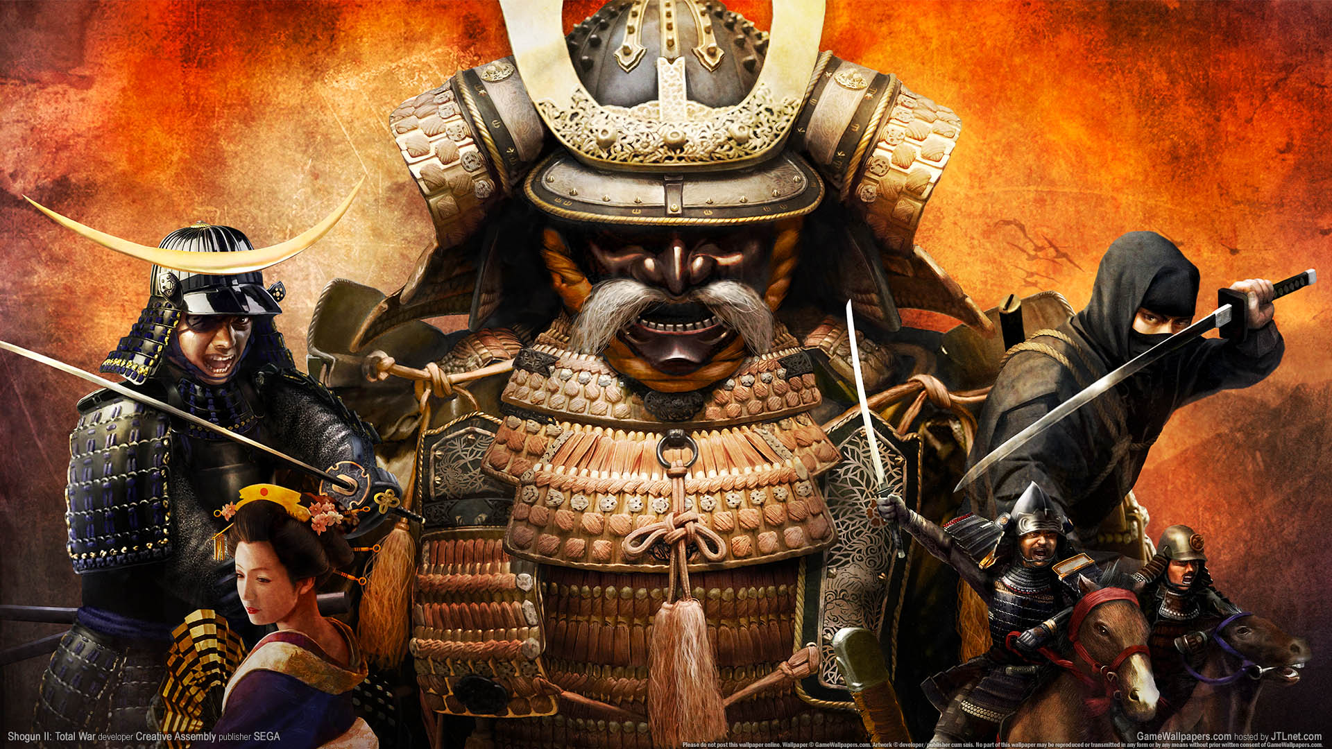 Shogun 2: Total War achtergrond 01 1920x1080