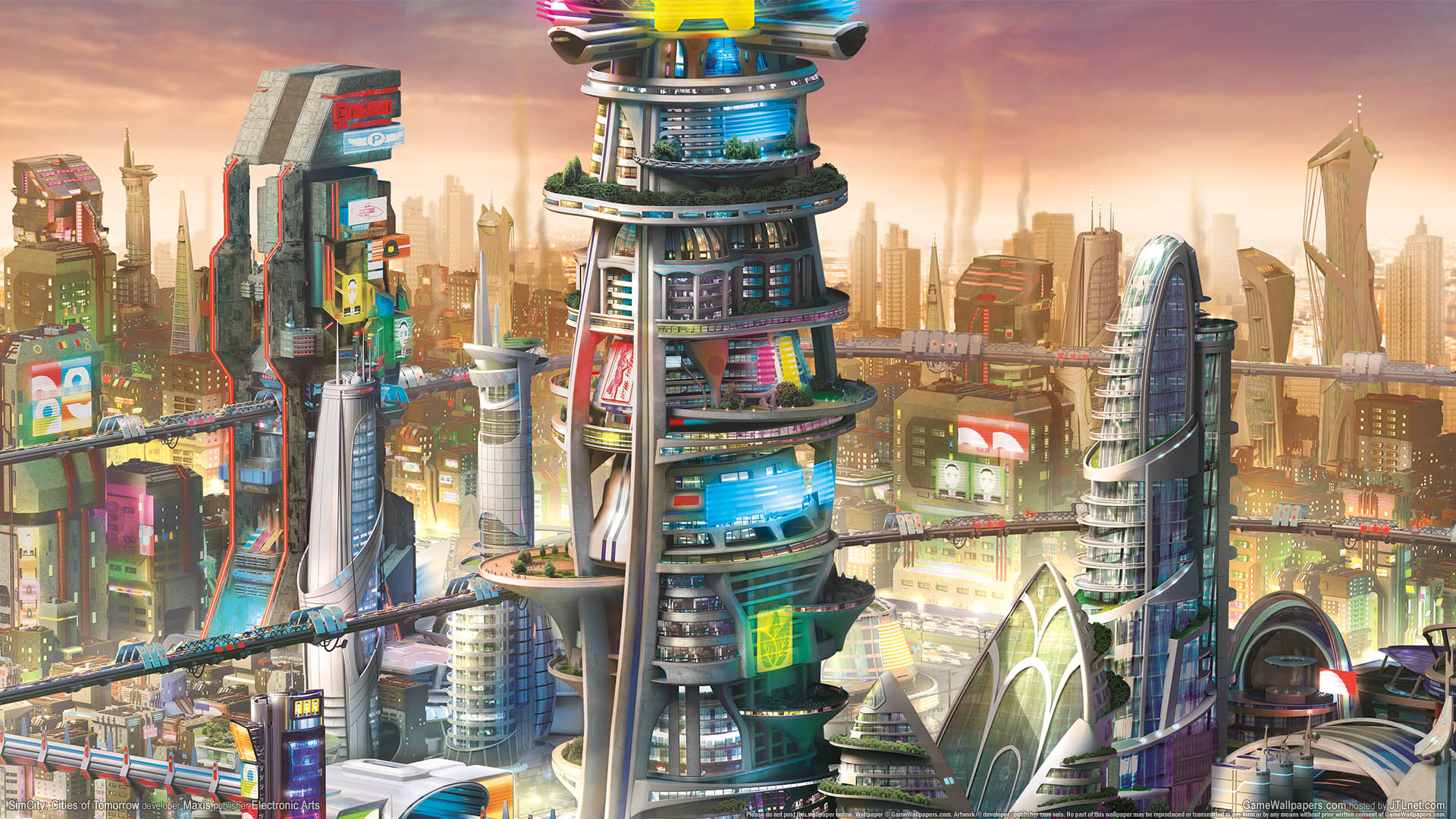 SimCity: Cities of Tomorrow fond d'cran 01 1920x1080